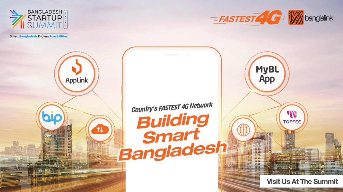 Banglalink_'s tweet photo. 🚀Banglalink Calls on Startups &amp; Developers to join Bangladesh Startup Summit 2023 on July 29 &amp; 30! We invite you to integrate your innovative ideas into our digital assets with 40M+ users &amp; unlock doors to exponential growth. Meet us there or reach out at: bl.labs@banglalink.net https://t.co/0wiOtDUXC5