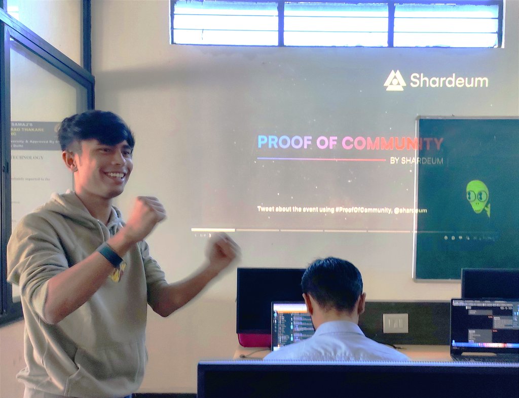 YASH_MAHAJAN4's tweet image. #Day_2_with_Shardeum 🔥
@__RahulPathak__  Was Fantastic As Usual 🤩 
We Learn #Data_Types #Constructors #ABI #Bytecode #Solidity_Compilation
@shardeum @RamprasadVV @LoveneeshDhir @IshikaKesarwan4 #ProofOfCommunity