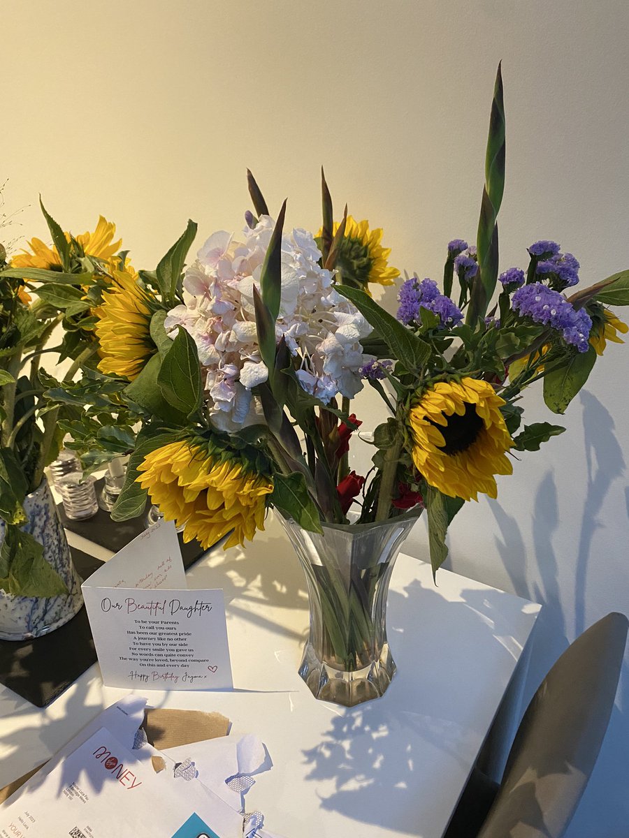 Jayma1's tweet photo. @BloomandWild got these for my birthday and the sunflowers haven’t opened. Any top tips? https://t.co/A7eCGgw4RV