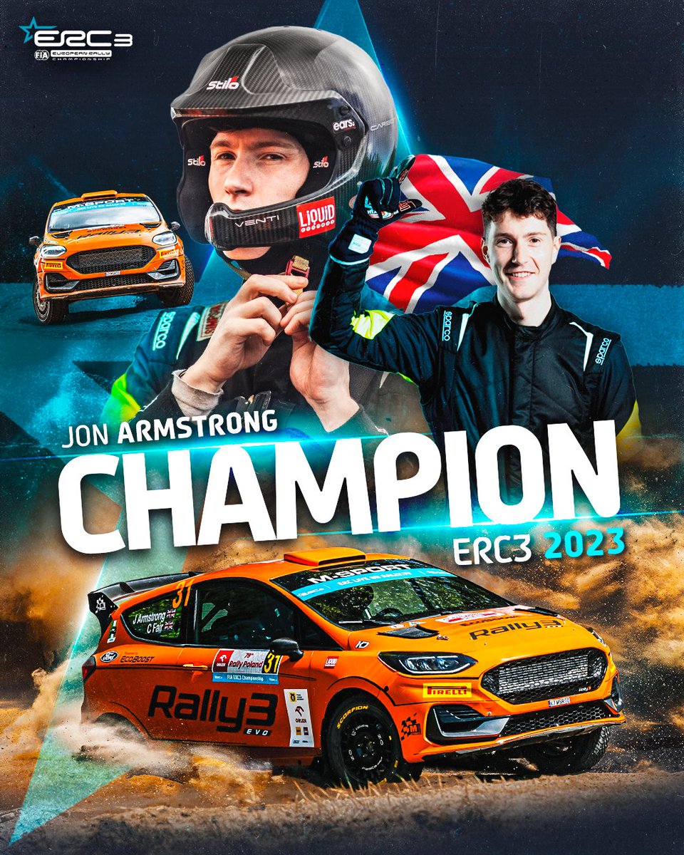 .<a href="/JonArmstrong84/">Jon Armstrong</a> has claimed the #ERC3 crown! 🤩👏

#FIAERC <a href="/msportpoland/">M-Sport Poland</a>