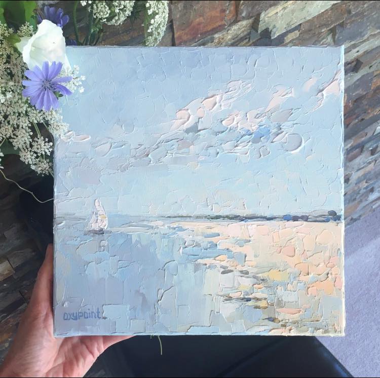 OXYPOINT_ART's tweet photo. "Light summer breeze" 
https://t.co/75oo29aZ6Y
oil on canvas
25x25 cm (9.8х9.8 in) #sailboat #beach #boat #clouds #sky #knifepainting 
#oilpainting #oilpaint #oiloncanvas #artwork #artist #dailyart #drawing #artshare #painting #painter #fineart #art #sea #seascape #contemporary https://t.co/NEstJ6v6D6
