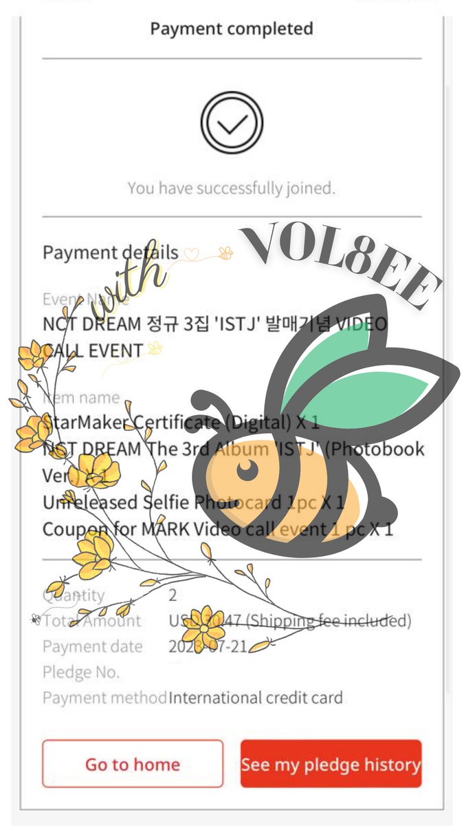 withVOL8EE's tweet photo. Ordered NCT DREAM - ISTJ Mark Video Call Event for personal order
#proofsofVol8ee https://t.co/igjyZIrkbW