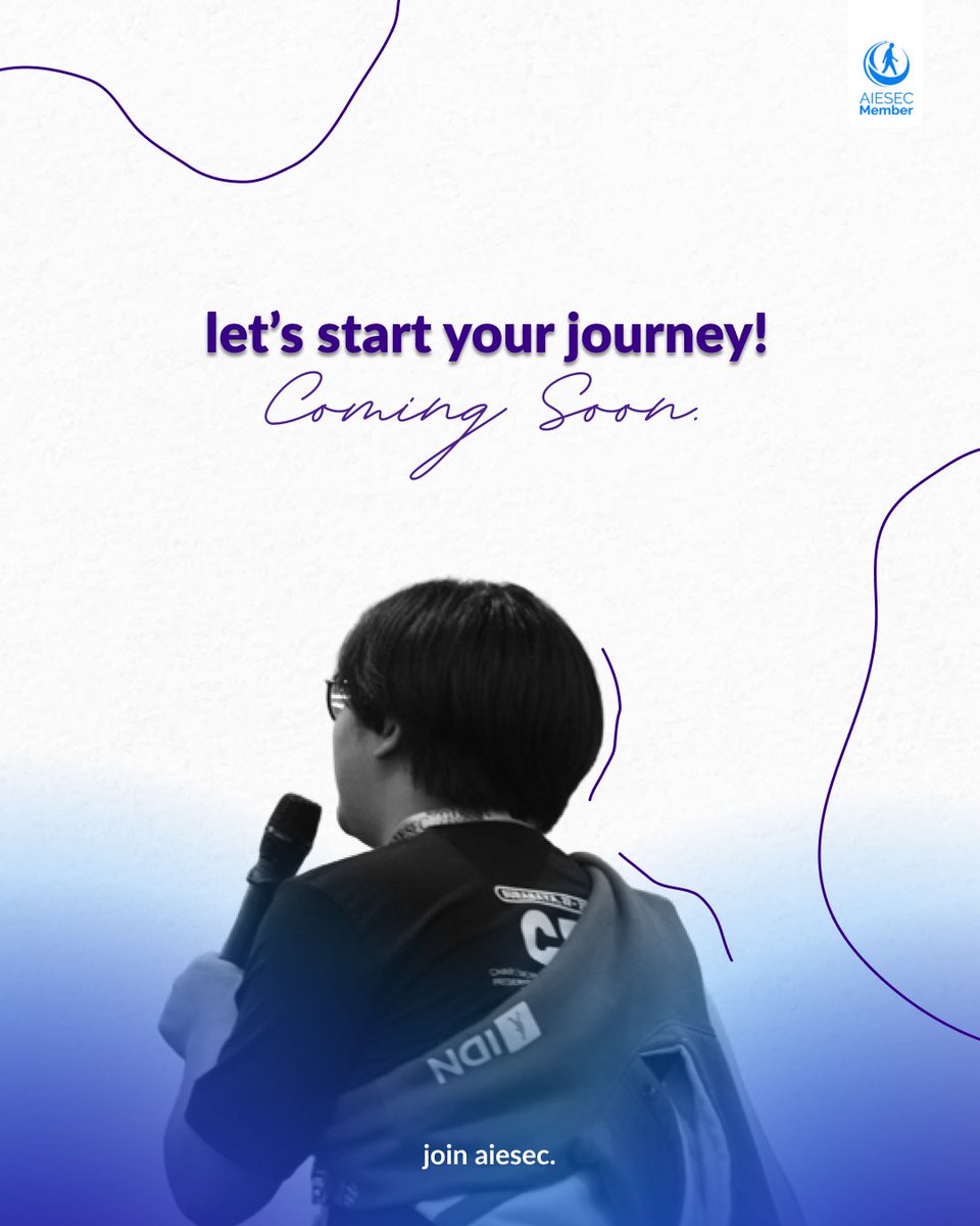 aiesecindonesia's tweet photo. ✨once more, the biggest leadership organization will come to YOUth in Indonesia! Prepare yourself to create your journey!✨ coming to you, soon
#joinaiesec https://t.co/BgbXe21jO9