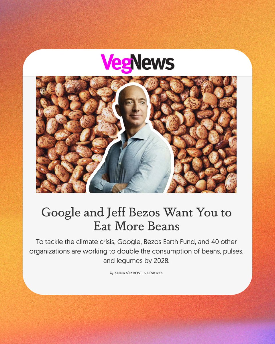 Us & Jeff having the same goal was not something we had on the 2023 bingo card, but he's right! Eating more pulses (peas, chickpeas, beans) is not only good for you but it's also good for the planet 🌍 So listen to Jeff! #healthysnacks #sustainablesnacks #chickpeas