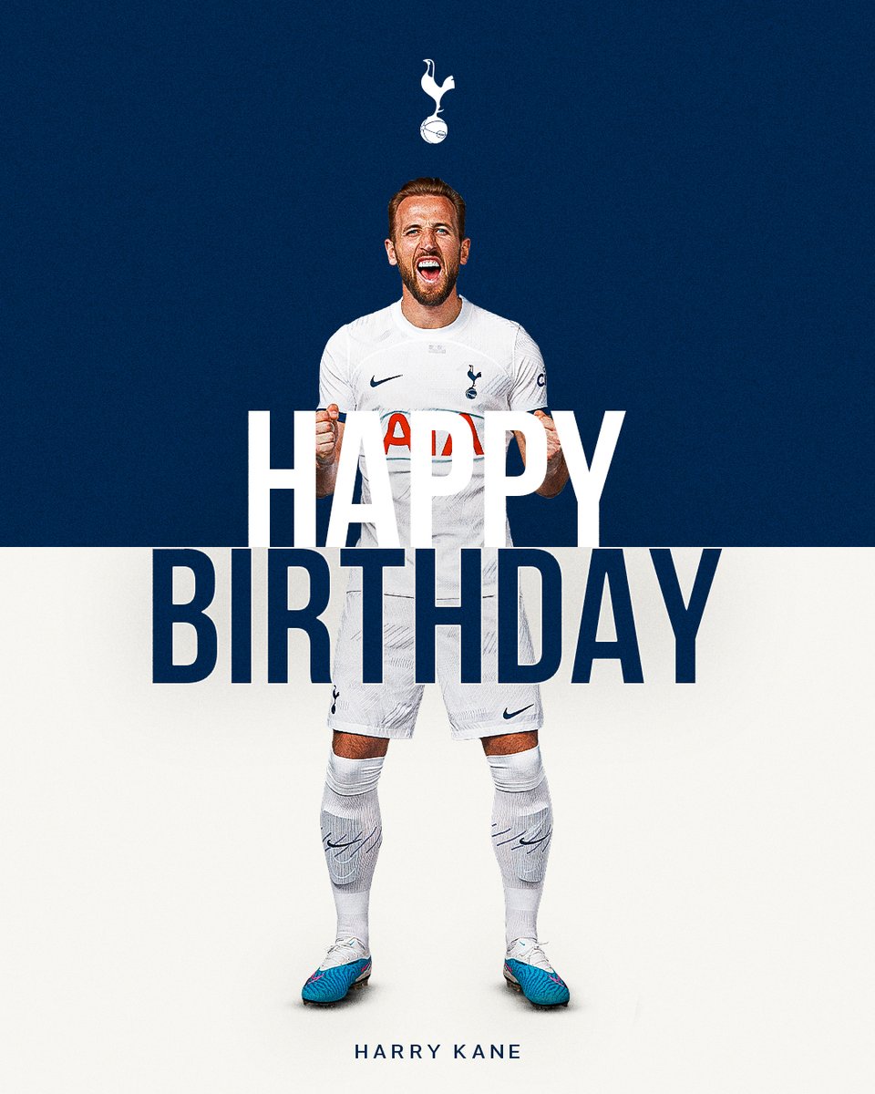 SpursOfficial's tweet image. Happy birthday to our all-time record goalscorer, @HKane! 🎉