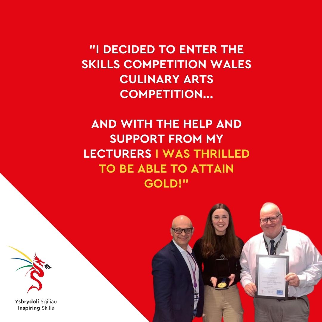 Skills and Career Series: 

"I decided to go to college to study my passion and I’ve never looked back" - Abigail’s story

Could you be our next Gold medal winner?