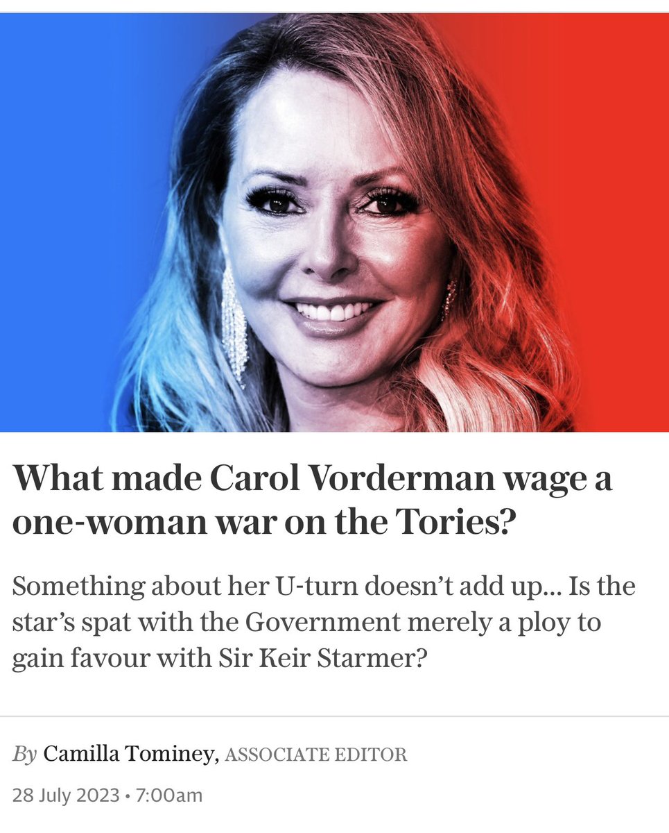 Carol Vorderman tweet media