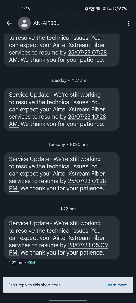 Guess its time to shift.. <a href="/airtelindia/">airtel India</a>