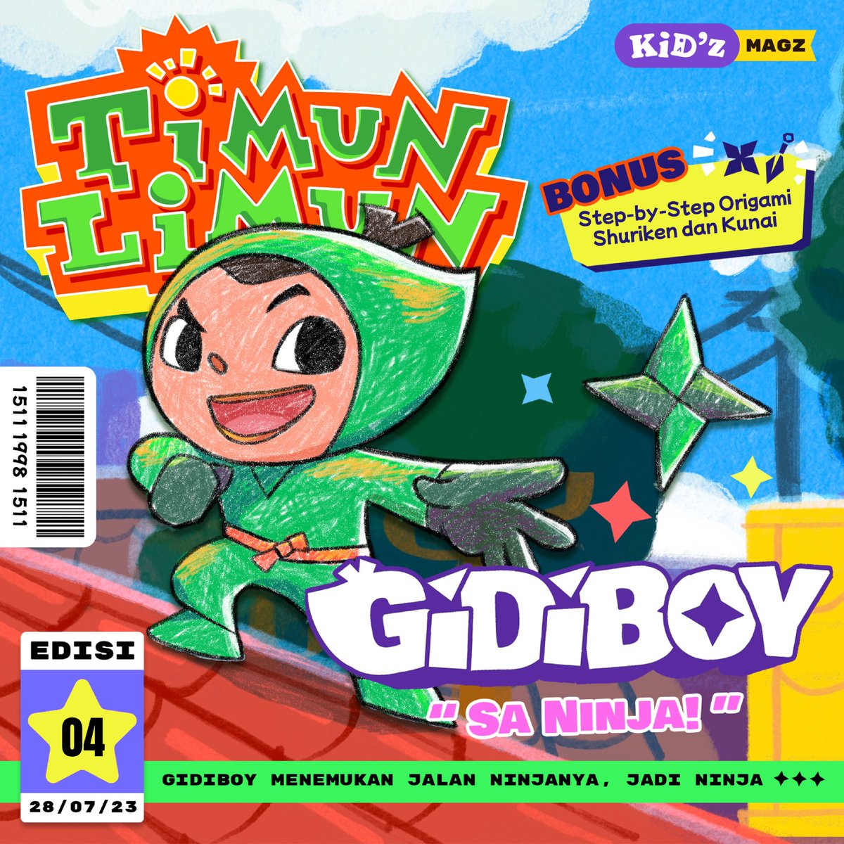 Halo! Kenalkan sa Gidiboy, sa punya banyak jurus dan selalu siap mengeluarkan jurus andalan ketika Geng Limun butuh bantuan. Ikuti terus petualangan sa di Komplek Timun, nanti akan sa tunjukkan jurus andalan sa! 🥷
 
#Gidiboy #TimunLimun
#GengLimun #KomplekTimun
#1IDEntertainment