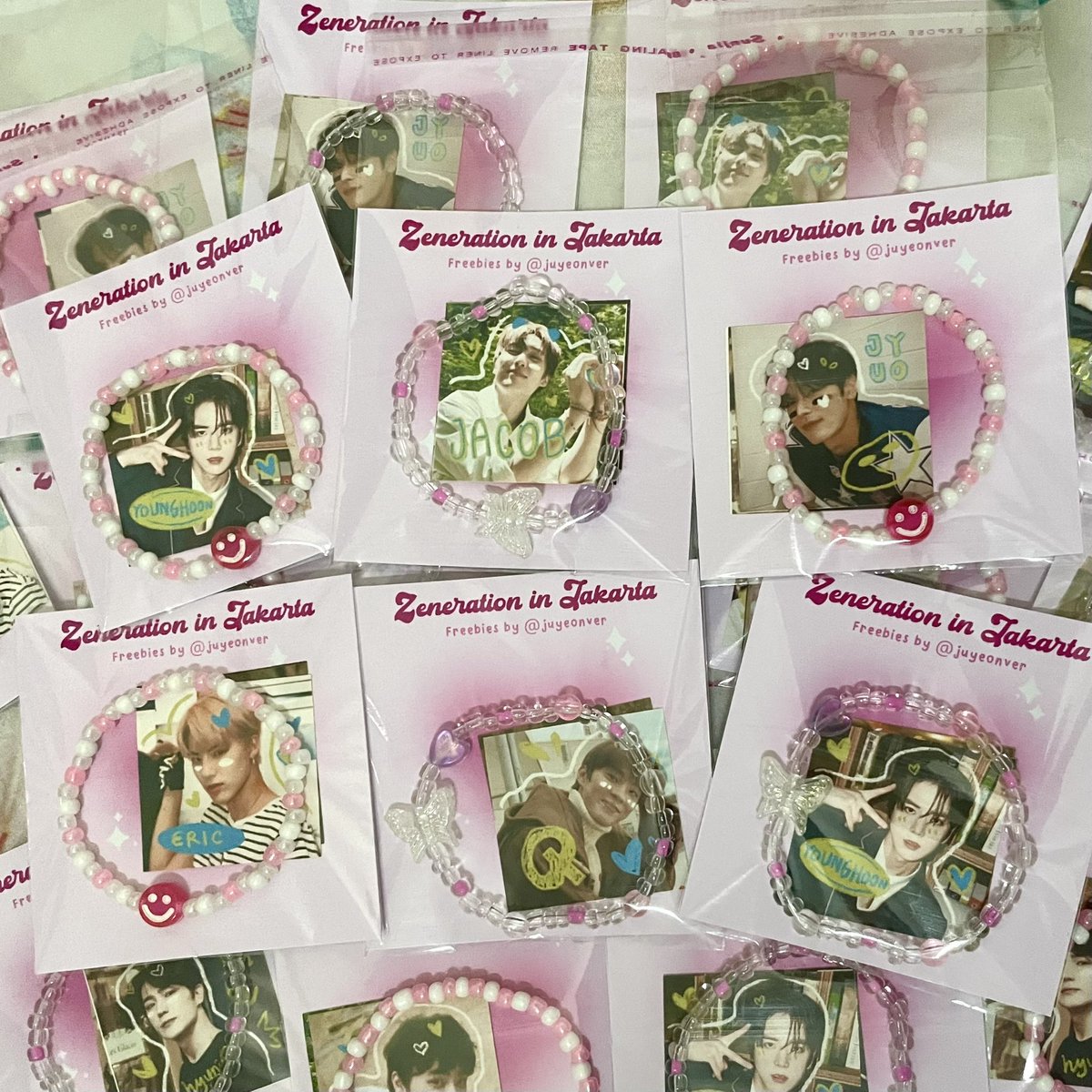 juyeonver's tweet photo. THE BOYZ ZENERATION FREEBIES

🗓️ July 29, 2023
 📍Beach City International Stadium

Hi deobi! I’ll be giving away limited pcs of beads bracelets and random stickers
more details tba

rts &amp; likes are highly appreciated
let’s be moots~ 

see you soon💗#ZENERATIONinJKT https://t.co/ljXn1kE1pZ