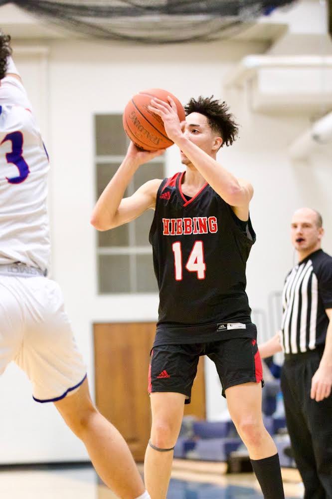 BrodyBaker2006's tweet photo. After a great conversation with @shotblock41 I am blessed to say I have received my first offer to play college basketball from @MNCHibbingMBB. #FlyasOne https://t.co/YHBJytKylU