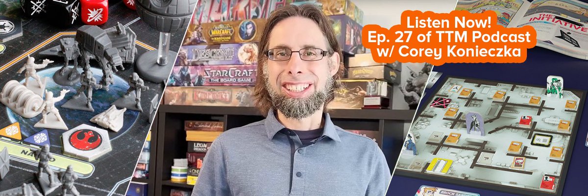 Check out our latest podcast episode where we chat with legendary #boardgame designer @Psycorey about his journey from @FFGames to his new innovative studio @UnexpectGames (tinyurl.com/y9aejyx4)