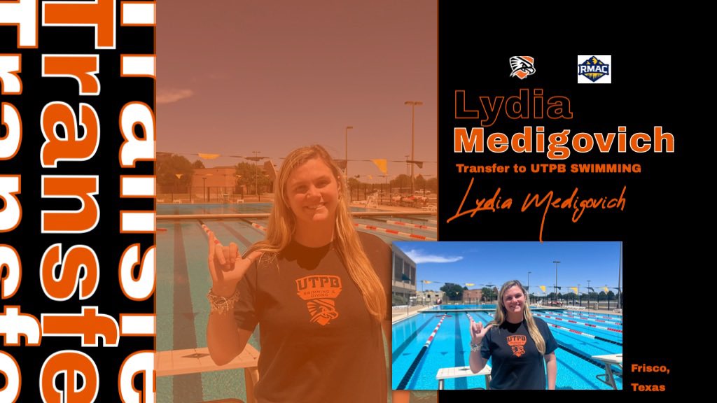 A new Falcon has landed!!! Welcome to the Falcon Family Lydia Medigovich! Lydia will be joining the Falcon Swimming Team. #FalconPride 🧡🖤🧡🖤🤙