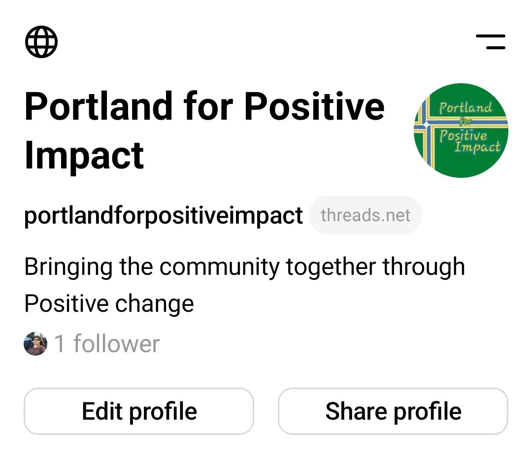 PDXFPI's tweet photo. Did you know that you can follow Portland for Positive Impact on Threads and Instagram? https://t.co/dMTUpEanse