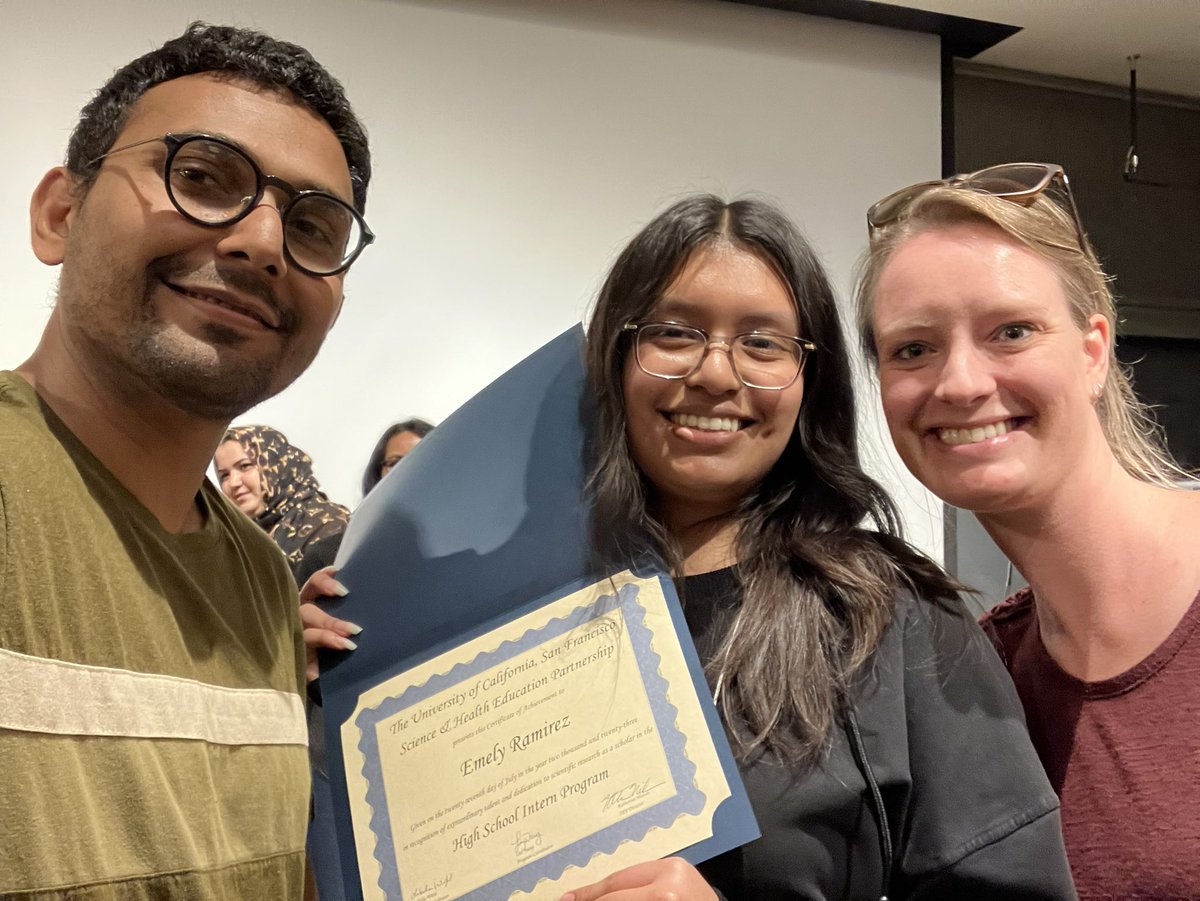 KellyKersten8's tweet photo. So proud of our high school summer student, Javi Ramirez, presenting their work on Mac-T cell crosstalk in the TME, co-mentored with Mohammad Naser!! #STEMeducation #CIRMSPARKLab @CIRMnews @SEP_UCSF https://t.co/WusjnvFR1C