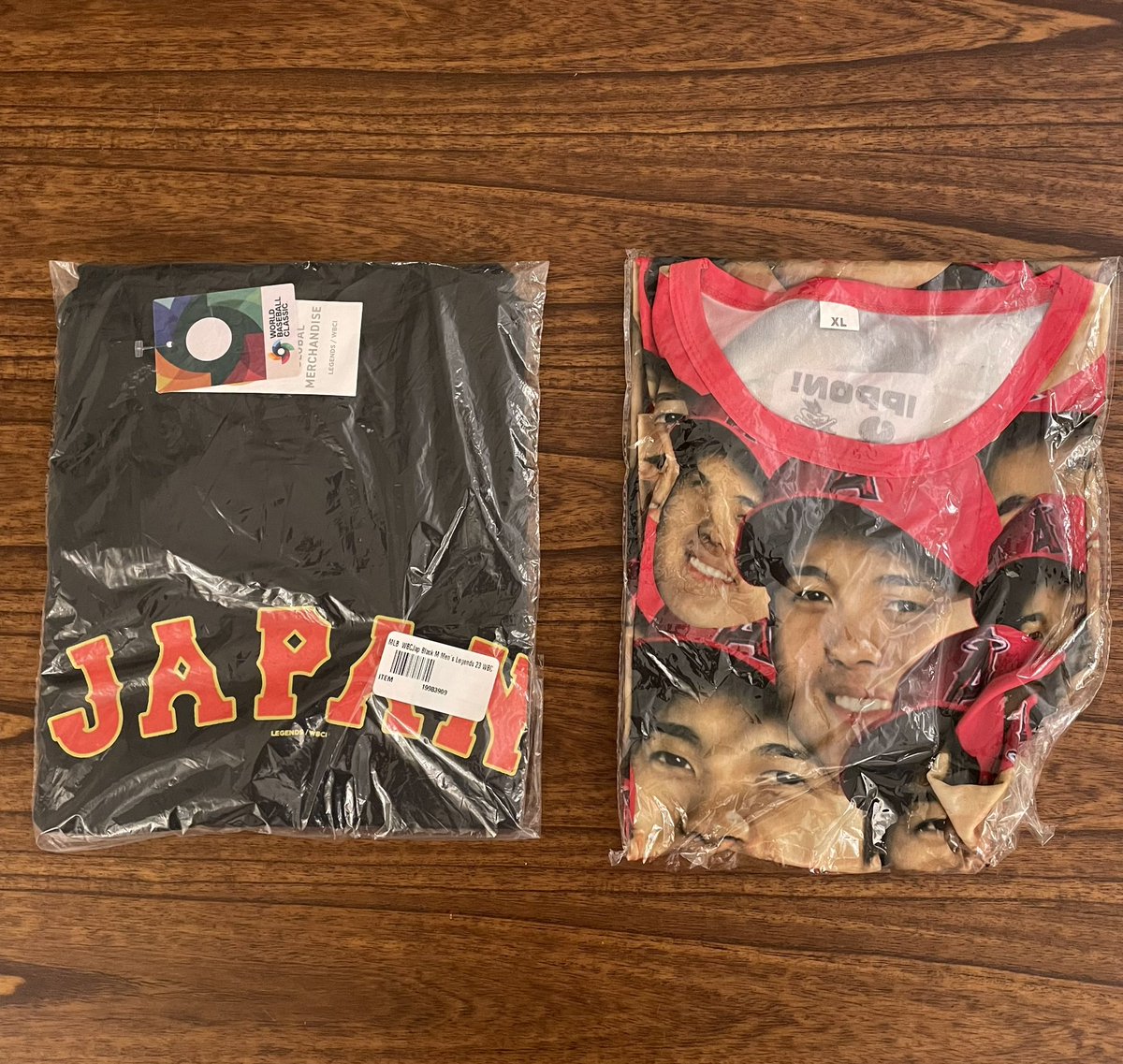 Soycheerios's tweet image. To celebrate Ohtani’s legendary double header performance, I will be giving away WBC Ohtani t-shirt or Ohtani face shirt to 2 winners! First winner gets the first pick. To enter, like and retweet this post, and follow me! Winner announced on Saturday 7/29!