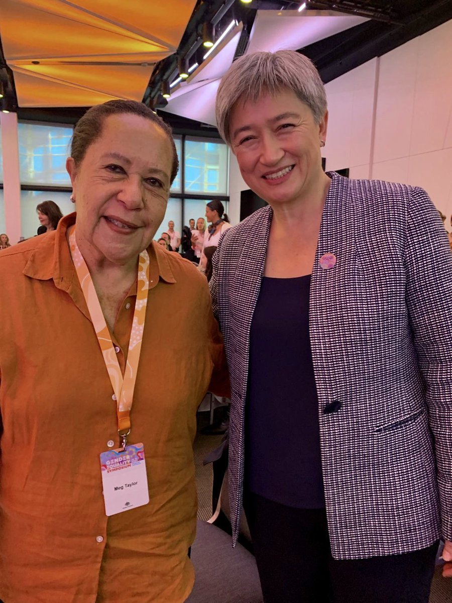 Very exciting to have Dame Meg Taylor here in Brisbane for the next few days. She has a busy programme but managed to fit in a photo with @SenatorWong this morning (PC: @caitebyrne) @GAIGriffith @Griffith_Uni  #GriffithPacificHub