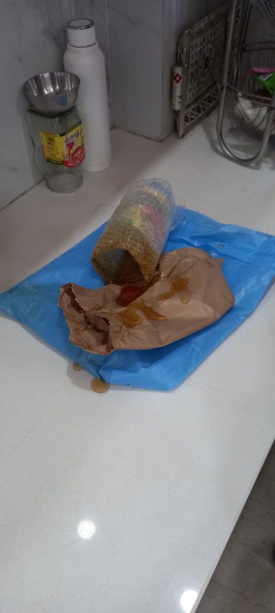 RxFinderArpit's tweet photo. Dear @Milkbasketin #MilkBasket
There’re repeated complaints against your service/delivery team. Now it’s damaged #HoneyBottle delivered to us.Order details & damaged product photos attached.
Kindly revert with resolution at the earliest.
@jaagograhakjago #HomeDelivery #EConmerce https://t.co/7Mheomz4bC
