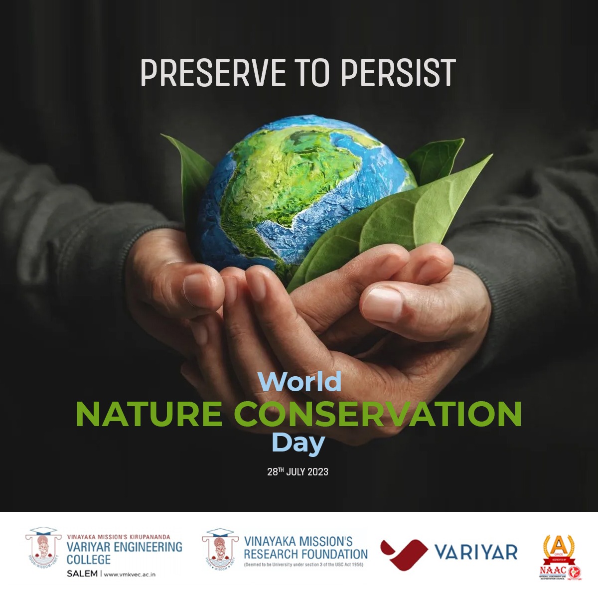 VMKVECsalem's tweet photo. The true wealth of a nation lies in its natural resources. Let's invest in conservation today to ensure prosperity and abundance for generations ahead..

#WorldNatureConservationDay https://t.co/egJMAq5Vkv
