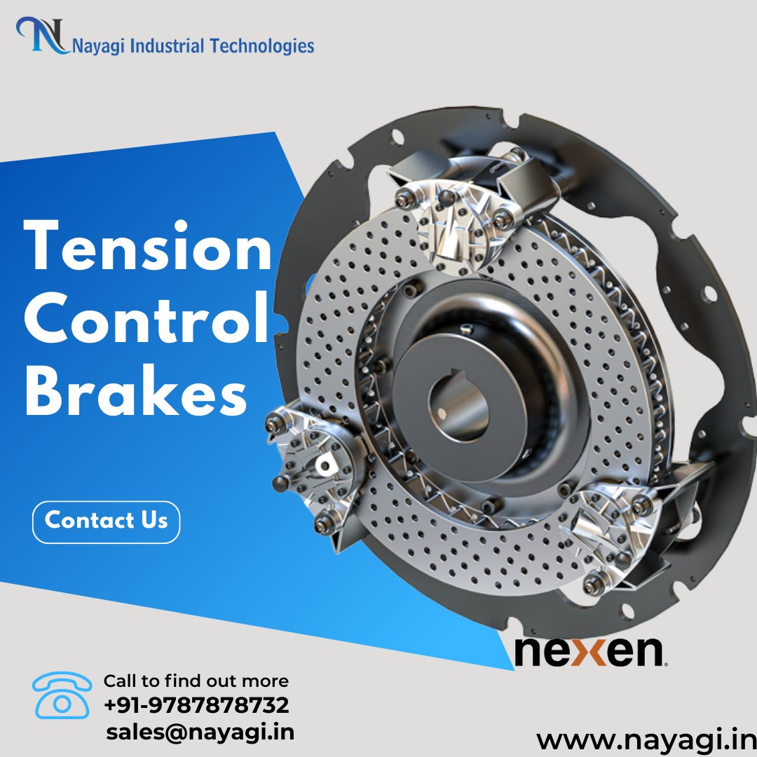 NayagiIndustry's tweet photo. Nexen’s TensionController line is a closed-loop, load cell-based tensioncontrol product that uses torque to control the tension of paper, film, foil, fabric in all zones of web processing machines.#TensionControl #TensionControlBrakes #TensionControlClutches  #nexengroup #nexen https://t.co/Xv8pvO6gED