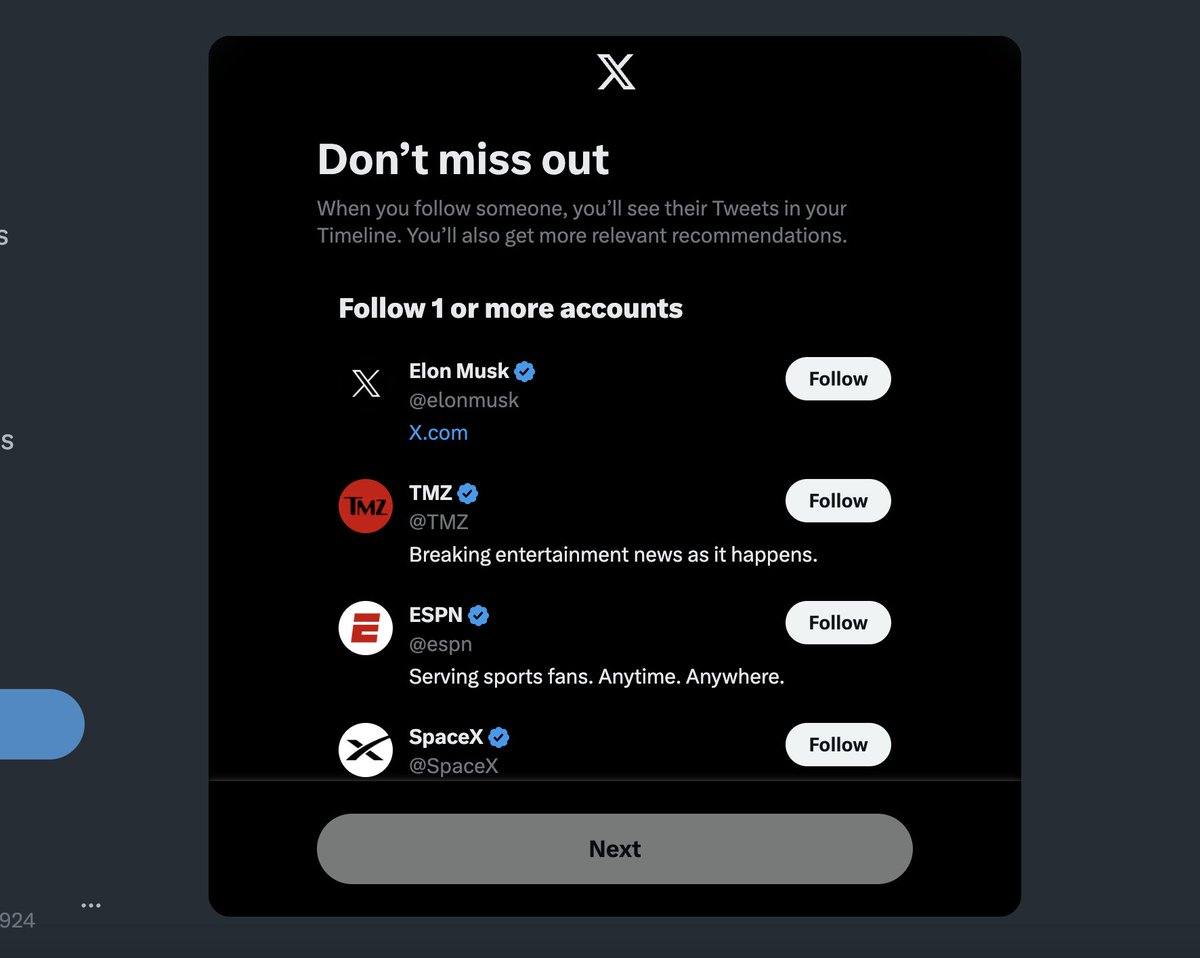 lol elon is the first suggested follow for new accounts