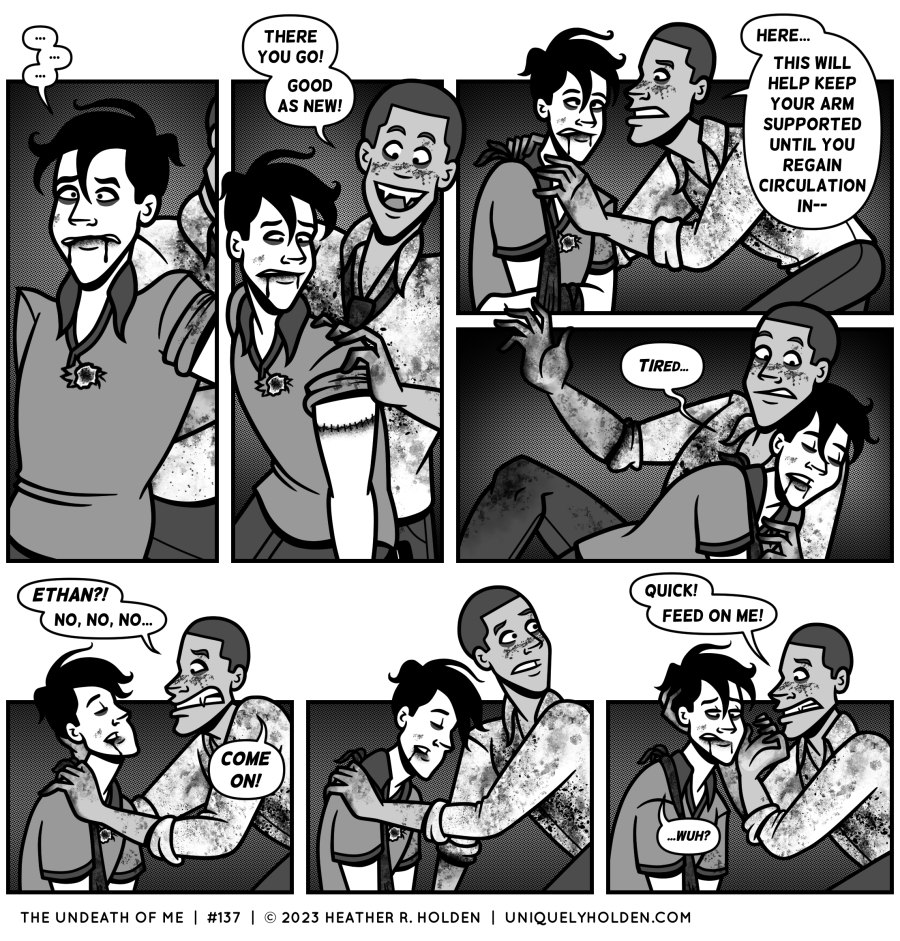uniquelyholden's tweet photo. The Undeath of Me updated! 

🔸Read on Webtoon: https://t.co/YHTOGuN6rc

🔸Read on Tapas: https://t.co/61o11CQ4NI https://t.co/uXrD3aPrrB