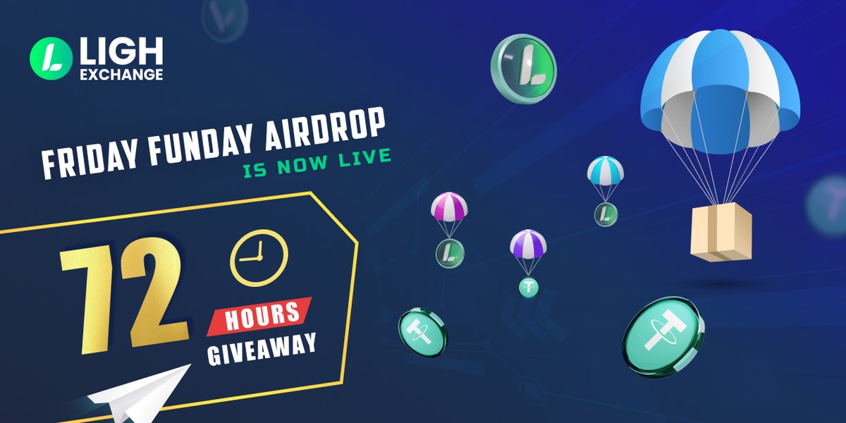 🔥 FRIDAY FUNDAY AIRDROP IS NOW LIVE

REWARDS 

   🥇1st Prize: 20 USDT + 30 LIG
   🥈2nd Prize: 10 USDT + 20 LIG
   🥉3rd Prize: 5 USDT + 10 LIG

RULES

   1️⃣ Join our Telegram
   2️⃣ Follow us on Twitter
   3️⃣ RT+ Like &amp; Comment this post
 
More info: t.me/ligh_announcem…