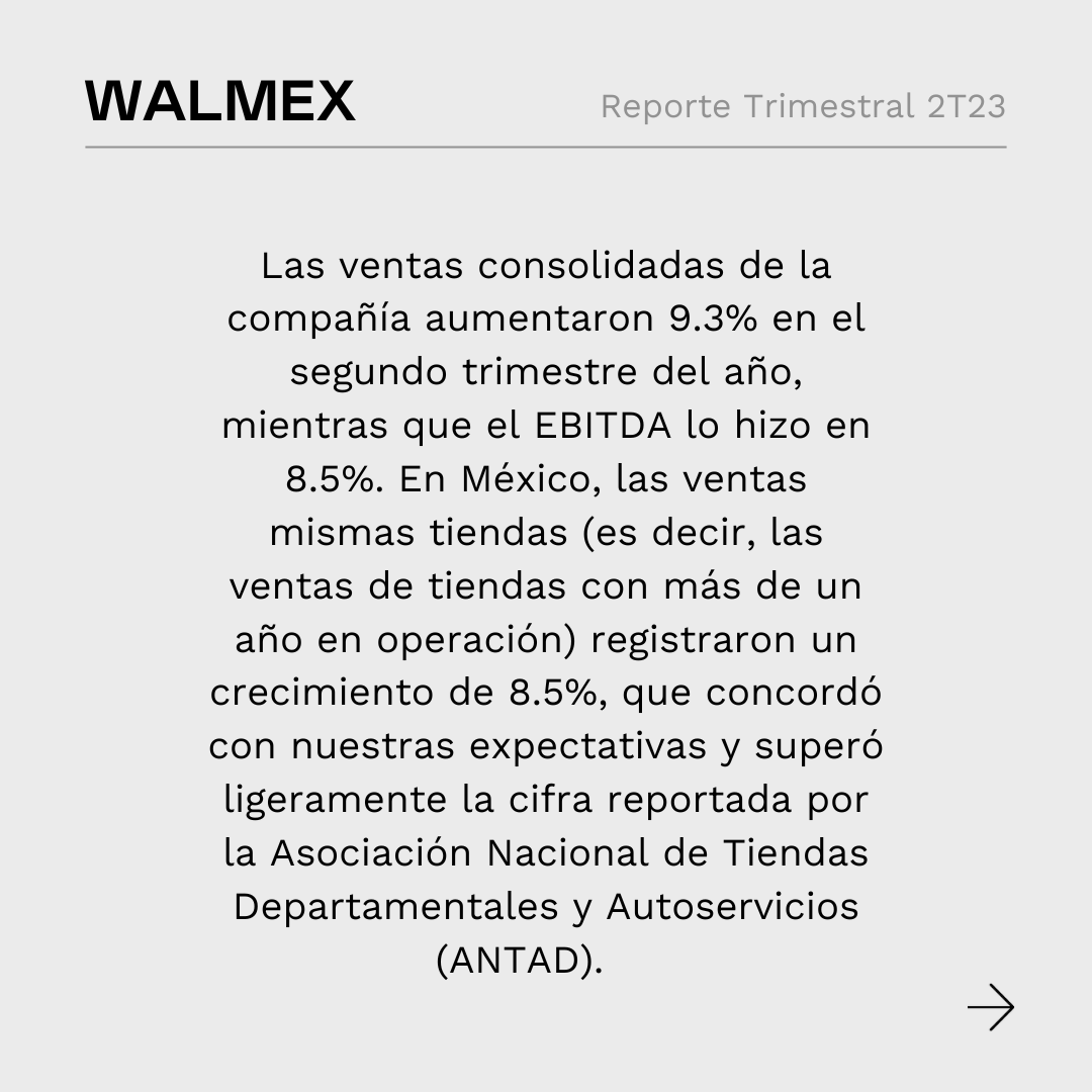 GBM_mx_'s tweet photo. Descubre el desempeño de las empresas #GMEXICO, $WALMEX, $CUERVO, $FRAGUA Y #FIBRAMQ en el #ReporteTrimestral 2T23. https://t.co/Ugcd3CquOC
