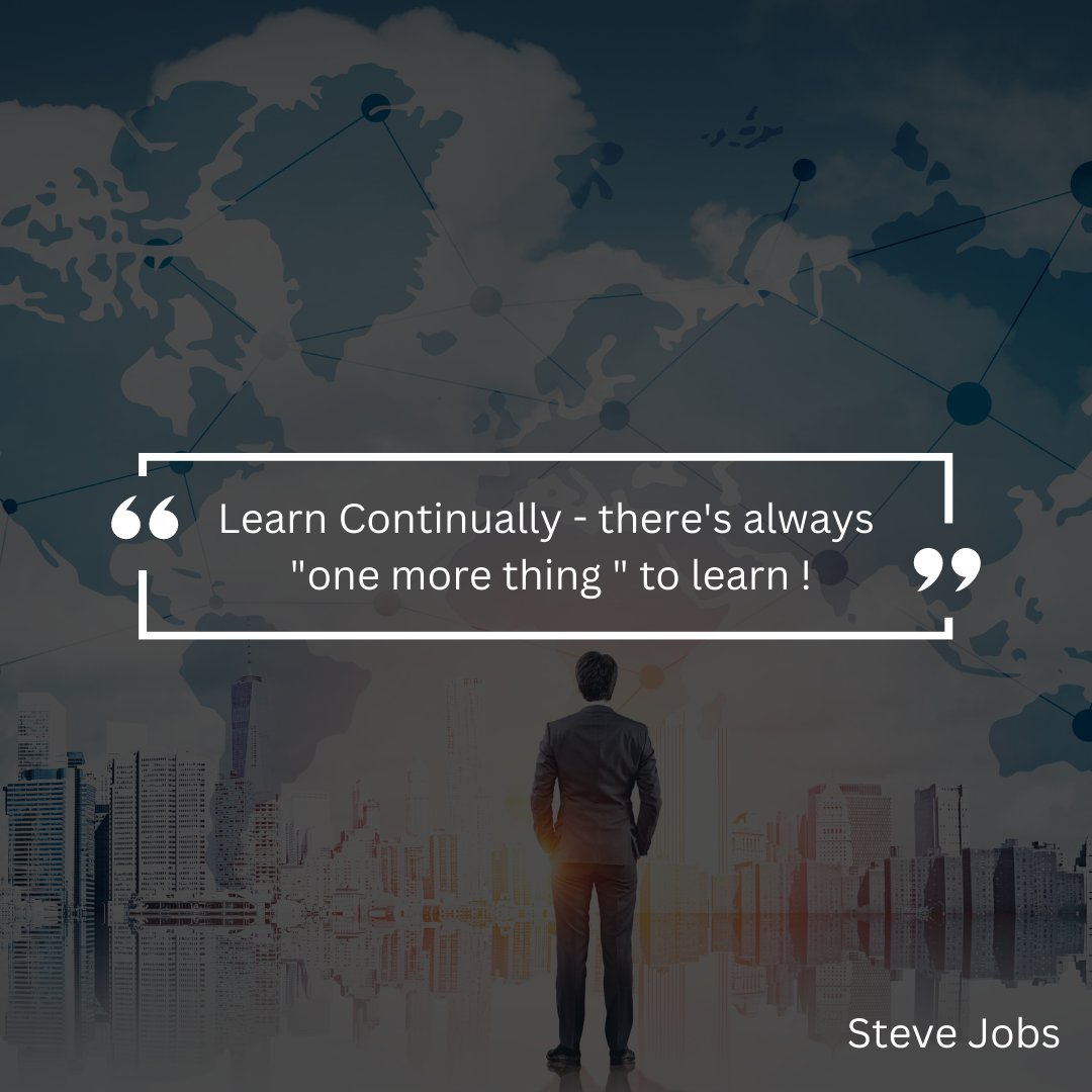 sbits12's tweet photo. Let's always grab the opportunity of Learning ! 😄
Do share with us in the comments below if you have learnt that "one more thing" 😃

#quoteoftheday #learn #learning #onemore #thing #fridaymood #fridayvibes #like #share #commentbelow https://t.co/MhkX5SsGVb