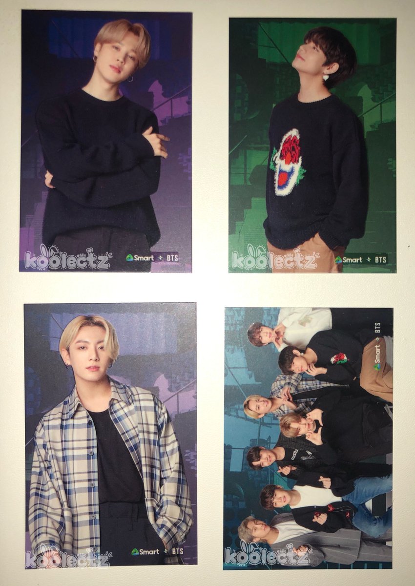 koolectz's tweet photo. 🧺… wts lfb ph ! #akikosells

bts x smart photocard pc set b

╰ ₱650 set 
╰ payo / 3 days dop
╰ mint – dm for vid condi

— dm or reply to claim

୨୧ https://t.co/iboDE9DIH6

# namjoon rm seokjin jin yoongi suga hoseok hobi jhope jimin taehyung v jungkook jk https://t.co/7t4qVdus9x