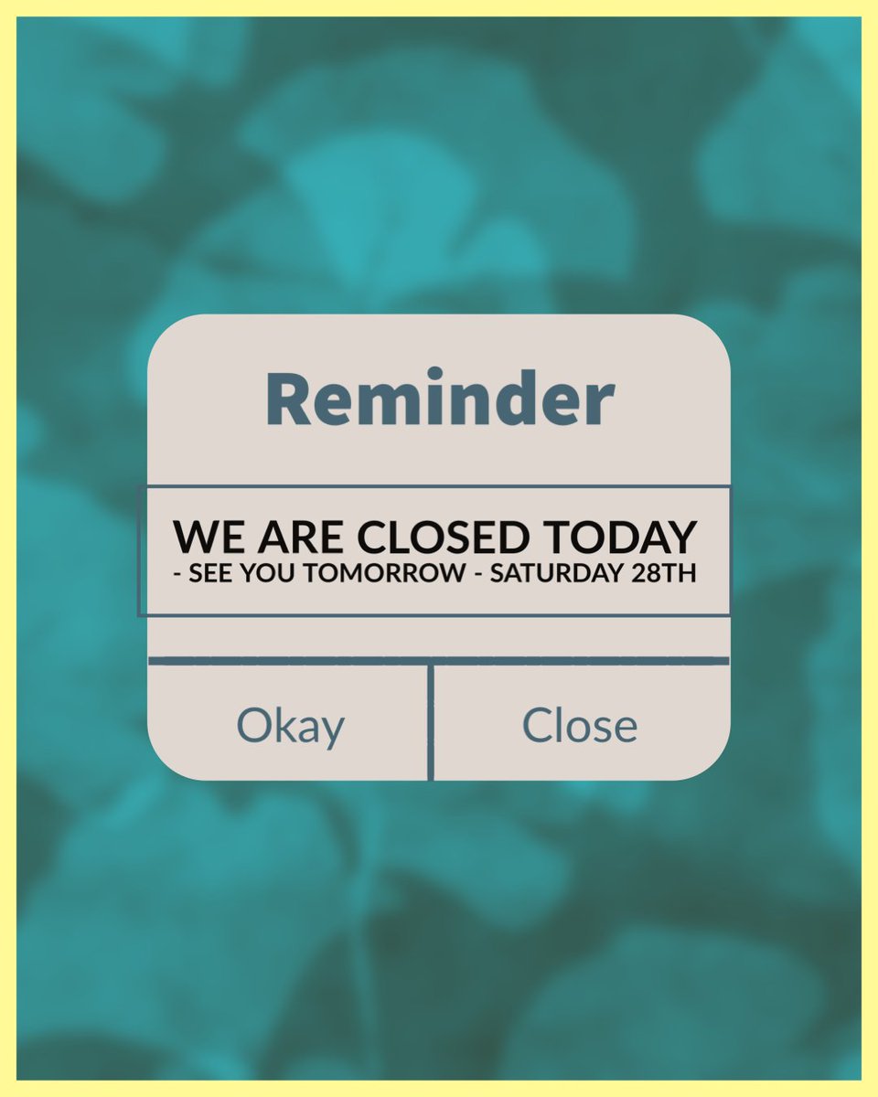 ReLeafMed63's tweet photo. Just a reminder that we are closed for today and will be open again tomorrow, Saturday 29th.

Good job stocking up in preparation 😀

See you all soon!

#CannabisThailand #Cannabis #Thai420 #BangkokCannabis #Ekkamai #TakeTheStrainAway https://t.co/rPlkPImmKV