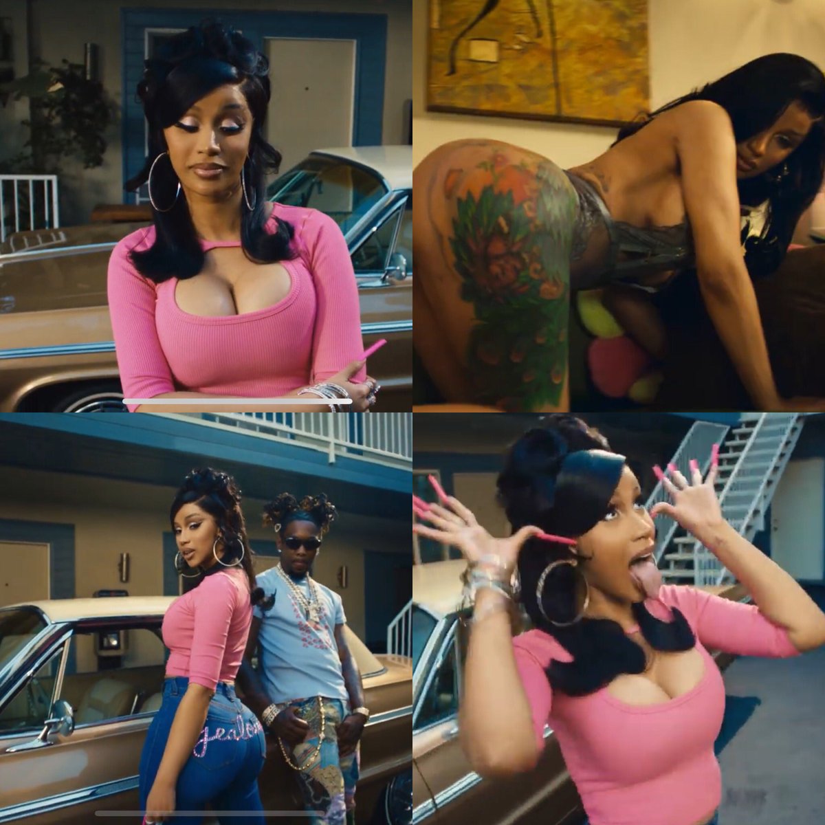 CARDlTUNE's tweet photo. Cardi B stuns in the “Jealousy” music video. 😍 https://t.co/ILWLWXSk4O