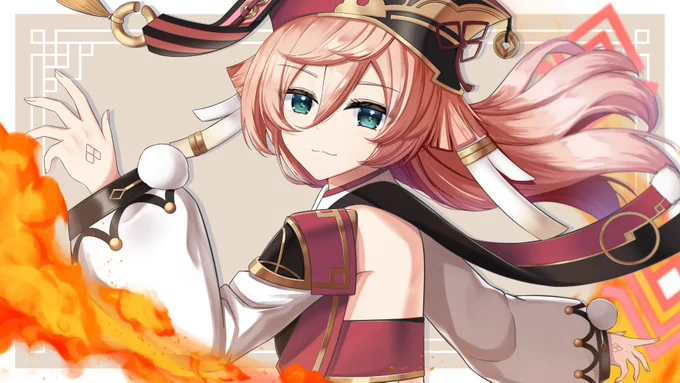 煙緋の誕生日おめでと～!!#原神_キャラ生誕祭 #煙緋生誕祭 