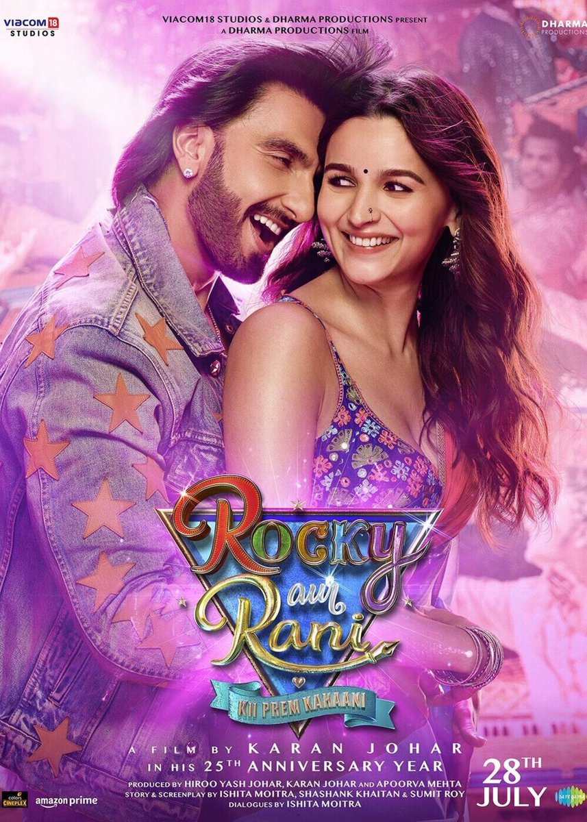 Thank you @kjohar25 for connecting us to #Retrosongs with #RockyAurRaniKiiPremKahaani.It was a fun family entertainer @aliaa08 @RanveerOfficial @thinkLBN