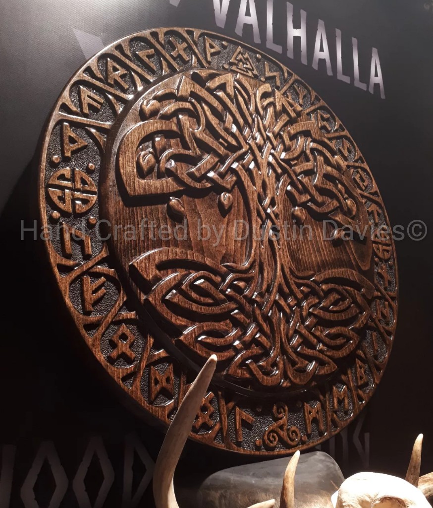 DustinDavieswc's tweet photo. HandCrafted Yggdrasil Shield
Designed and Crafted by Dustin Davies.
#norse #norseshield #viking #vikingshield #norseart #yggdrasil #vikingart #vikings #pagan #norsepagan #vikingart #woodcrafter #woodworker #woodcraft #woodworking #handcrafted #handcraft https://t.co/5xxHQ0wFx4