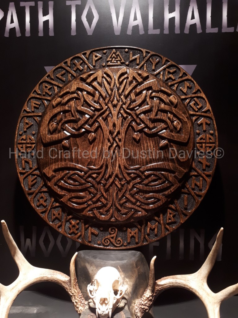 DustinDavieswc's tweet photo. HandCrafted Yggdrasil Shield
Designed and Crafted by Dustin Davies.
#norse #norseshield #viking #vikingshield #norseart #yggdrasil #vikingart #vikings #pagan #norsepagan #vikingart #woodcrafter #woodworker #woodcraft #woodworking #handcrafted #handcraft https://t.co/5xxHQ0wFx4