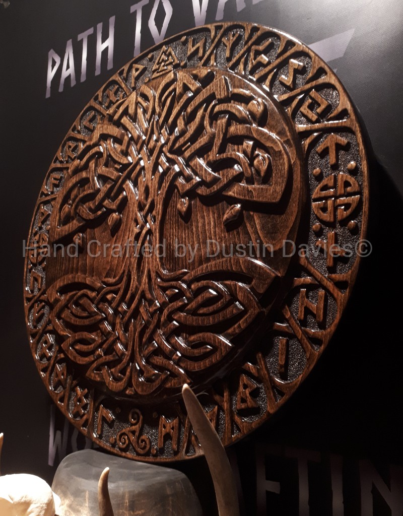 DustinDavieswc's tweet photo. HandCrafted Yggdrasil Shield
Designed and Crafted by Dustin Davies.
#norse #norseshield #viking #vikingshield #norseart #yggdrasil #vikingart #vikings #pagan #norsepagan #vikingart #woodcrafter #woodworker #woodcraft #woodworking #handcrafted #handcraft https://t.co/5xxHQ0wFx4