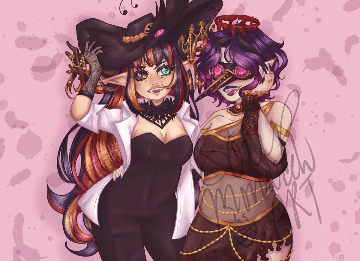 SoupMonarchArt's tweet photo. I wanted a new desktop background/twitter banner so what better than to draw my vtuber and my wife Crow from villain to kill!
#vtuber #villaintokill #vtkcrow #banner #background https://t.co/GvkLqnwCJO