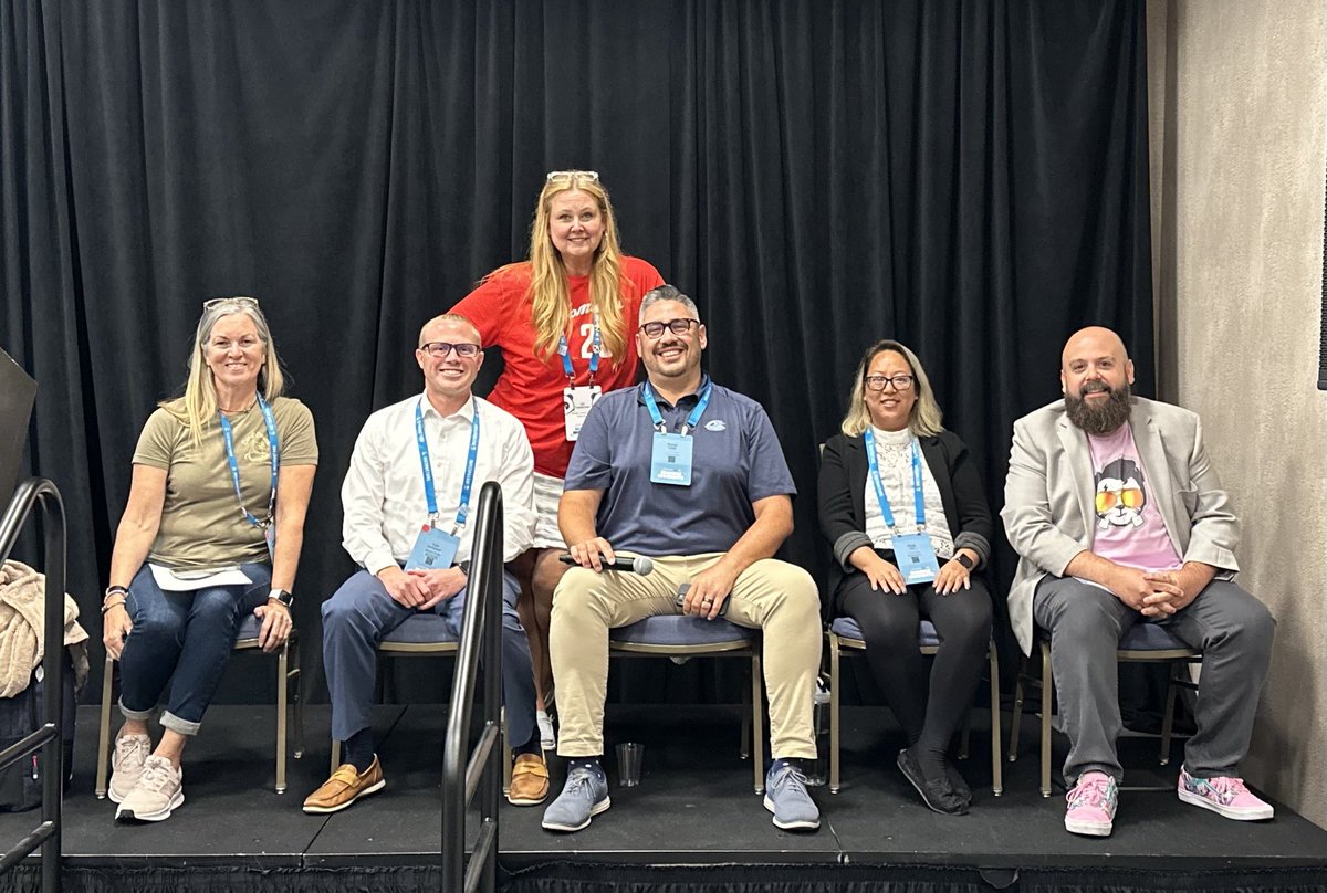 Thank you to this amazing panel today. You all rocked it. #instcon23 ⁦@Instructure⁩