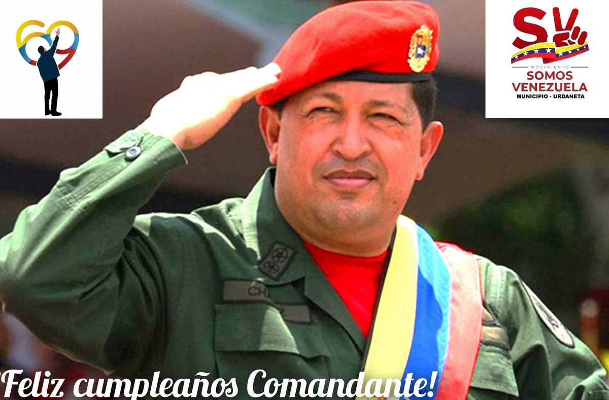 #AmigoComandante Hoy el pueblo te sigue recordando Comandante; por Siempre y Para Siempre Hugo Chávez...Feliz Cumpleaños! @NicolasMaduro @AdolfoP_Oficial @delcyrodriguezv @HAMADCHAER @M_somosveLara @MSVEnLinea @crepuscular995 @CampesinaF @dcabellor