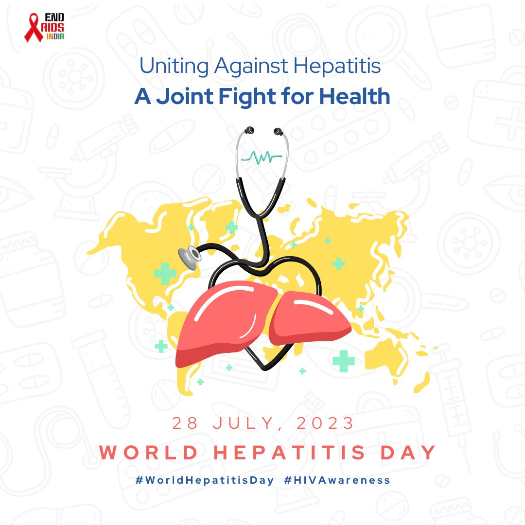 🌍🩺 Today is #WorldHepatitisDay! 💡 People living with HIV are at higher risk of Hepatitis. Let's get tested, seek treatment, and end the stigma. #HIVAwareness 💚 Together, we can create a healthier world! 🌟 #HealthForAll #EndHepatitis