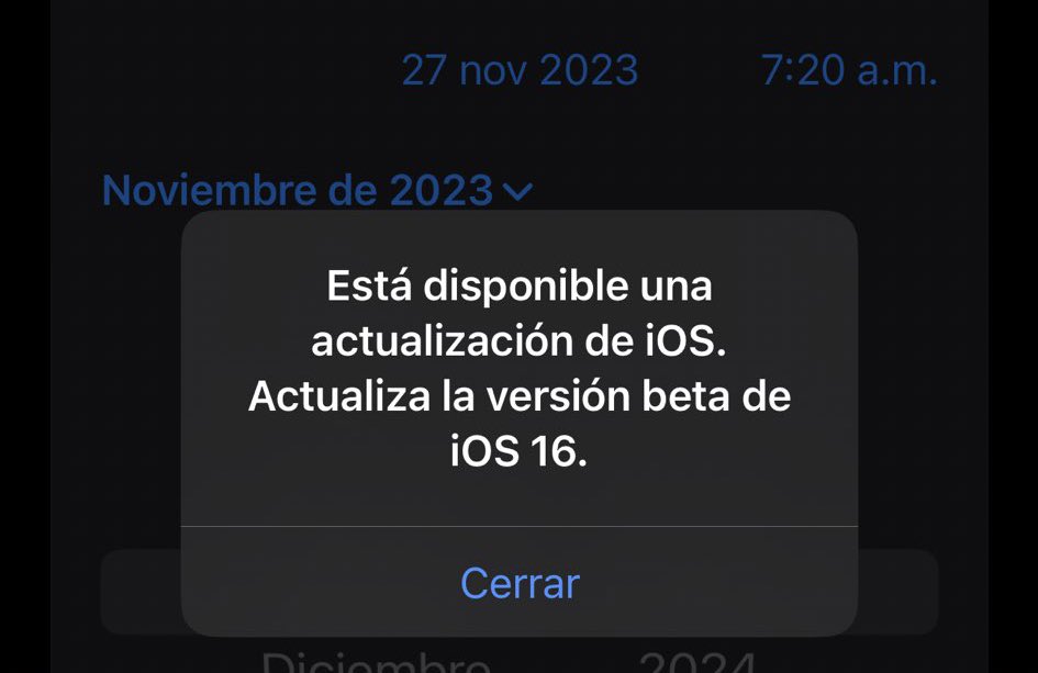 sharklatan's tweet photo. Por si te lo preguntabas iOS 16.6 b1 aún no tiene el mensaje  de las betas 

Ese mensaje aparecerá aproximadamente hasta Noviembre 

Si no tenemos buenas noticias para esas fechas, ya consideraría buena opción actualizar https://t.co/dLr8Zh5N9r