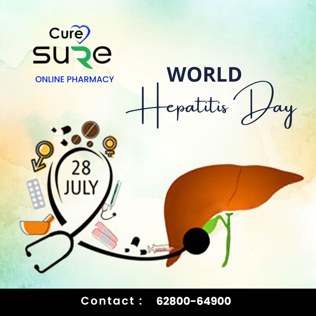 World Hepatitis Day is observed every year on 28 July to spread awareness about hepatitis and encourage people to seek early diagnosis, prevention and treatment of hepatitis

#WorldHepatitisDay2023 #Liverhealth #curesure #health #EarlyTreatment #Hepatitis #BeAware