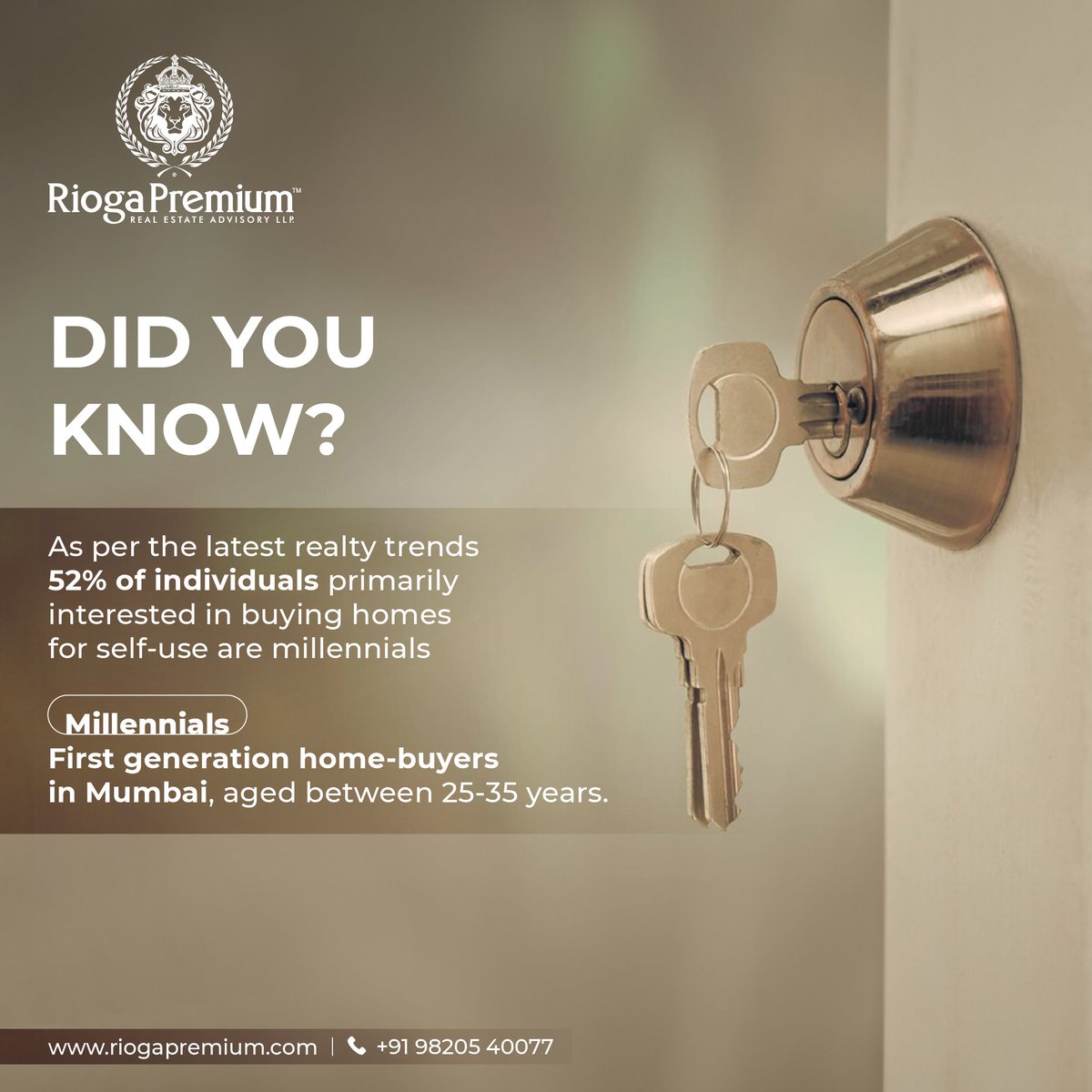 Rioga_Premium's tweet image. Considering buying a home? 
Connect with a Rioga advisor  today! Call +91 9820540077 or visit riogapremium.com to get expert guidance on your home-buying journey.
.
.
.
#MumbaiProjects  #TopDevelopers #RiogaPremium
#RealEstateAdvisory #Mumbai #PremiumProjects