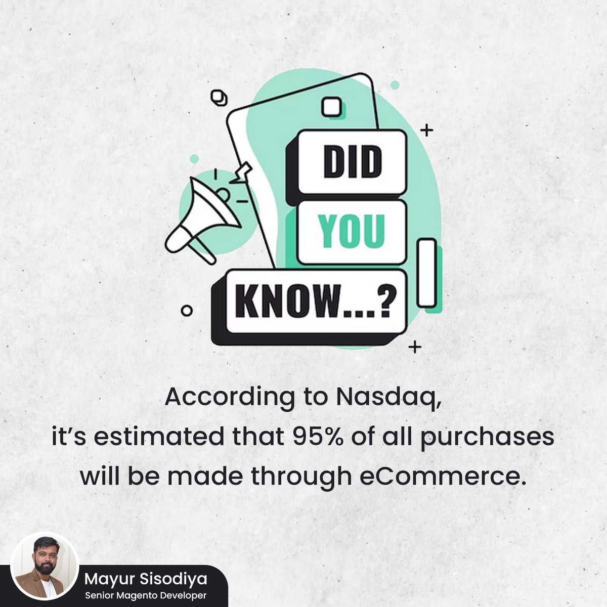 Could you imagine? 95%! ALL ONLINE 
The eCommerce industry is growing by 23% yearly, yet 46% of American small businesses still don't have a website. 

#didyouknow #ecommerce #ecommercefacts #didyouknowfacts #dailyfacts #onlinebusiness #business #news #latestnews #businessnews