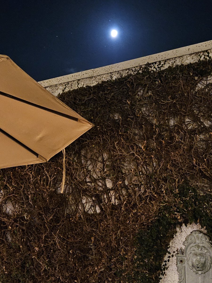 It feels like a fall night with a lovely breeze.