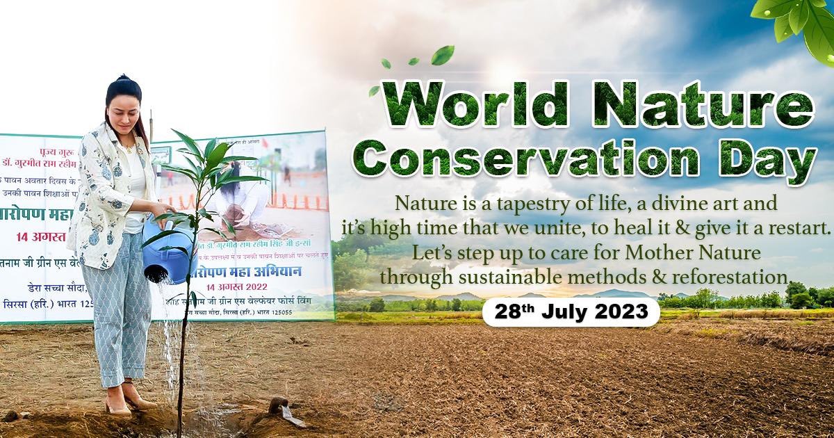 FoujiJb's tweet photo. @insan_honey ज्यादा से ज्यादा पेड़ लगाएं प्रकृति बचाएं। 
#SaintDrMSG 
#WorldNatureConservationDay
#DeraSachaSauda https://t.co/zQbr2BsOu5