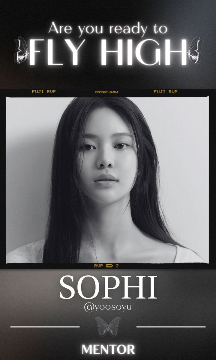 Fly_TheJourney's tweet photo. [ MENTOR TEAM ]

Sophi
@yoosoyu 
Mentor https://t.co/8jvwMGM6P5