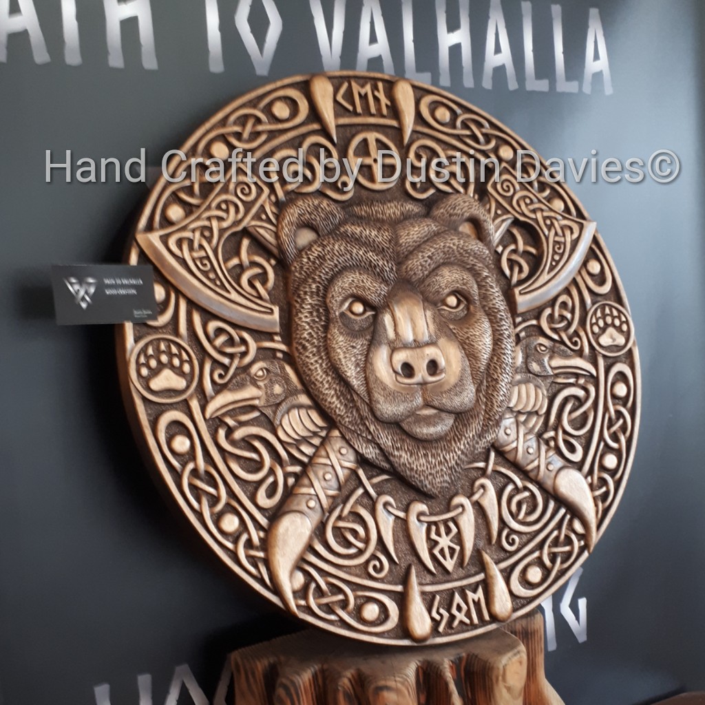 DustinDavieswc's tweet photo. HandCrafted Berserkir Shield
Designed and Crafted by Dustin Davies
#norse #norseshield #viking #vikingshield #norseart #vikingart #vikings #pagan #norsepagan #paganart #handcrafted #woodcrafter #woodcrafting #woodworker #woodworking #smallbusiness https://t.co/dL5Dis1zO8