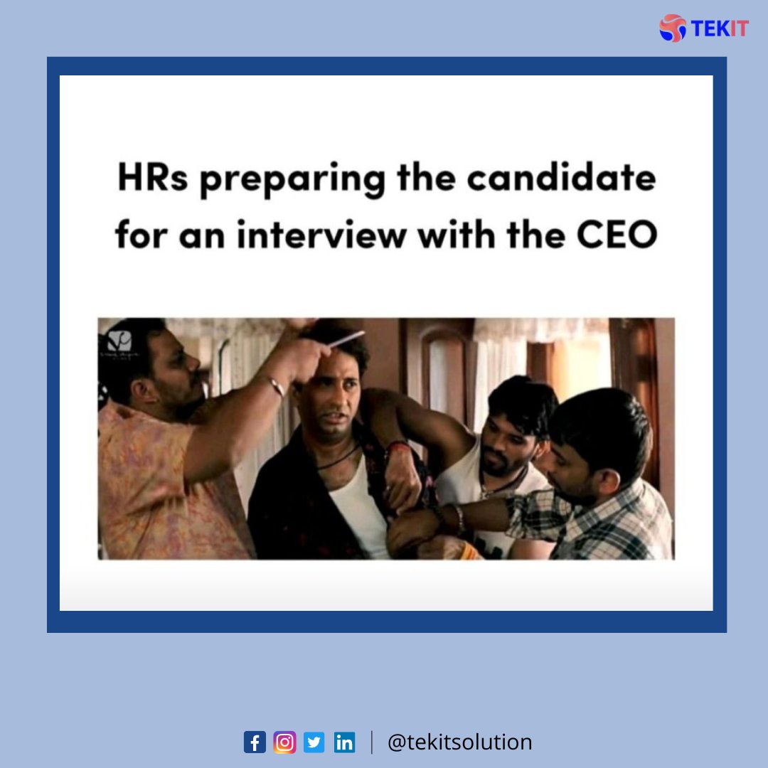 tekitsoftwares's tweet photo. Meme of the Day. 😀
#Meme #memes #memesdaily #Remote #fridayfun #jobmeme #funnymeme #tekit #tekitsolution #friday #itstaff #fridaymeme #funfriday #wfo #wfh 

#SteelEx2023 #RRKPKInCinemas #EyeFlu #WorldNatureConservationDay  #HappyAndHealthyLiving @TekitSolution https://t.co/yFI446qHD5